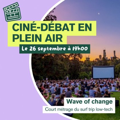 Ciné Débat en plein air au Parc Charron @ Parc Charron