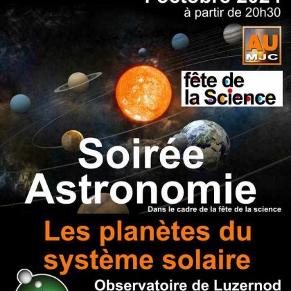 Les planètes du système solaire @ Observatoire de Luzernod