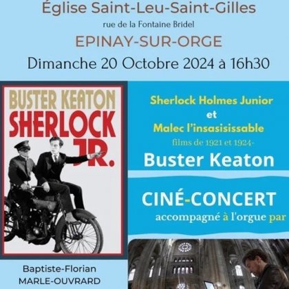 Ciné-concert autour de Buster Keaton  @ Eglise Saint-Leu Saint-Gilles