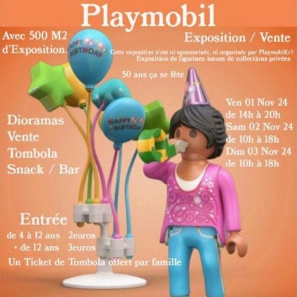 1ère exposition Playmobil @ Salle Jean-Louis Coqset
