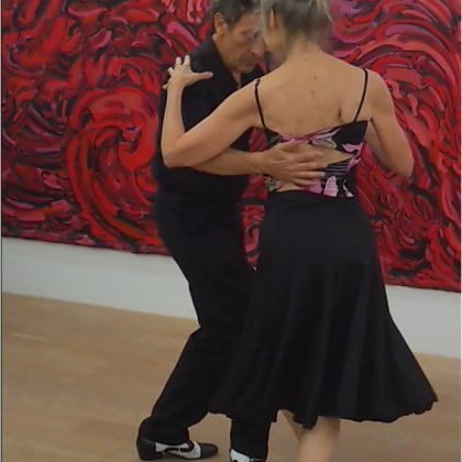 Tango scénique en contrepoint de l’exposition de Dominique Digeon @ Enseigne des Oudin - Fonds de dotation