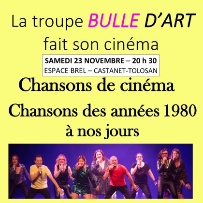 Spectacle musical par la troupe Bulle d'Art @ Salle Jacques Brel