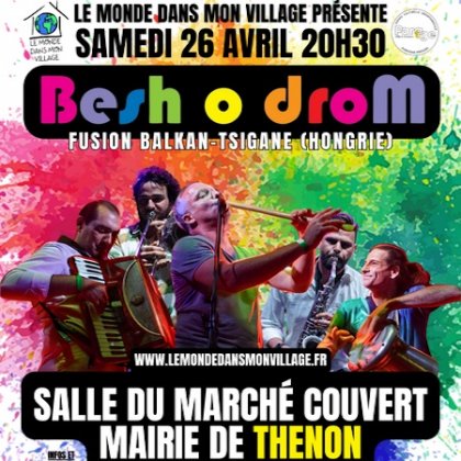 Besh o droM - Fusion Balkan tsigane @ Salle du Marché couvert