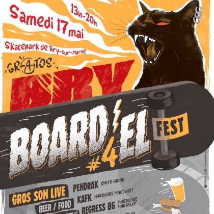 Bry Board'El Fest IV - Hardcore + SKATE Party ! @ Skatepark de Bry-sur-Marne Bry Board'El Fest IV - Hardcore + SKATE Party ! @ Skatepark de Bry-sur-Marne