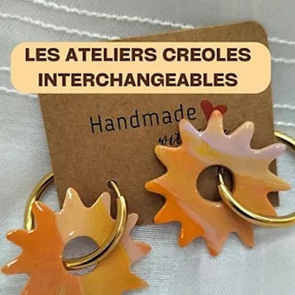 Atelier Boucles d'oreilles  Créoles Interchangeables @ Les Créatives