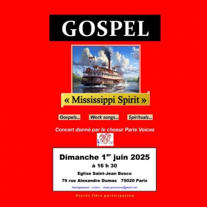 Gospel 'Mississippi spirit' @ Eglise Saint-Jean Bosco Gospel 'Mississippi spirit' @ Eglise Saint-Jean Bosco
