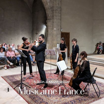 Concert Ensemble Musicâme France : Vivaldi, Mozart, Tiersen, Telemann, Fauré, Piazzolla @ Couvent des Dominicains Concert Ensemble Musicâme France : Vivaldi, Mozart, Tiersen, Telemann, Fauré, Piazzolla @ Couvent des Dominicains