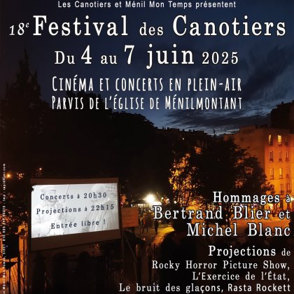 18e Festival des Canotiers @ Parvis de l'église de Ménilmontant 18e Festival des Canotiers @ Parvis de l'église de Ménilmontant