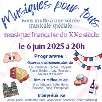 soiree musicale musique francaise du 20eme siecle @ grenoble