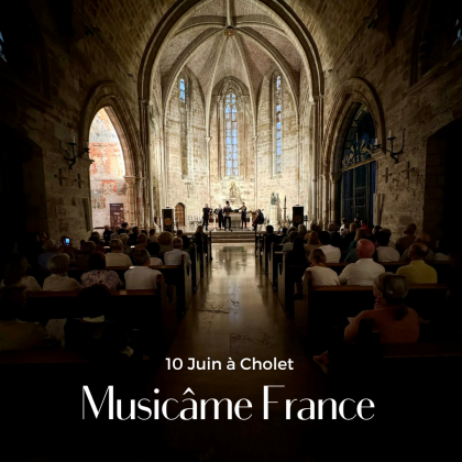 Concert Musicâme France : Vivaldi, Mozart, Tiersen, Telemann, Fauré, Piazzolla @ Eglise Saint-Pierre Concert Musicâme France : Vivaldi, Mozart, Tiersen, Telemann, Fauré, Piazzolla @ Eglise Saint-Pierre