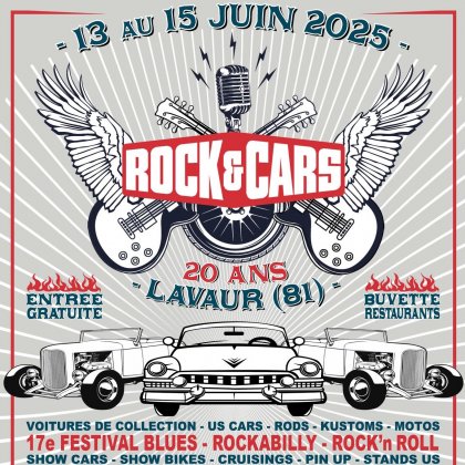 Festival Rock’&’Cars @ Jardin de l'évéché