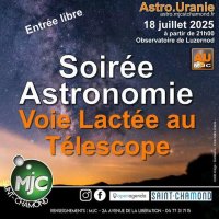 voie lactee au telescope @ la-valla-en-gier