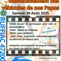 rassemblement des vehicules de nos papas @ ruffiac