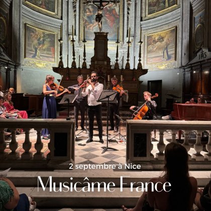 Concert d’été Musicâme : Vivaldi, Queen, Mozart... @ Eglise Saint-François-de-Paule