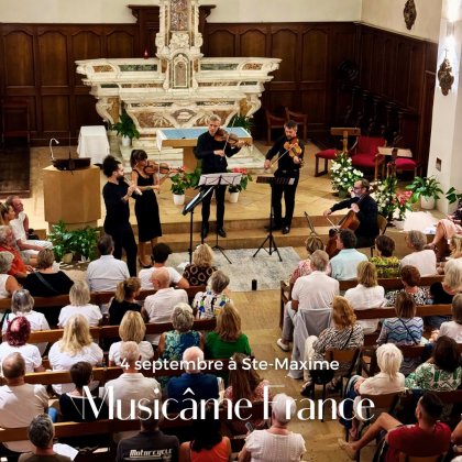 Concert d’été Musicâme France : Vivaldi, Queen, Mozart... @ Église Sainte-Maxime