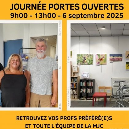 Portes ouvertes à la MJC @ MJC de Saint-Chamond Portes ouvertes à la MJC @ MJC de Saint-Chamond