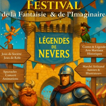 Légendes de Nevers 2025 : festival de l'imaginaire et de la fantaisie @ Porte du Croux