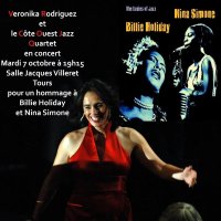 veronika rodriguez jazz quintet chante billie holiday et nina simone @ tours