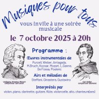 soiree musicale musiques pour tous @ grenoble