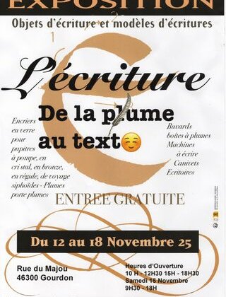 L'Ecriture de la plume au texto @ Rue du Majou