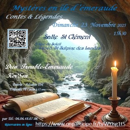 Mystères en île d'émeraude @ Salle Saint-Clément 