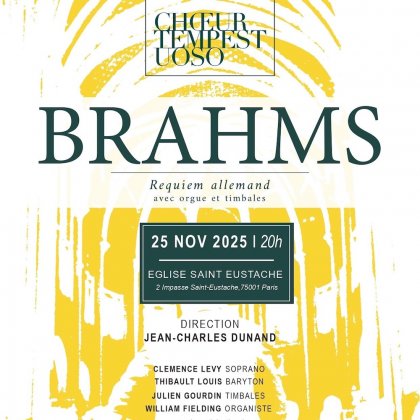 Concert Requiem de Brahms @ Eglise Saint-Eustache