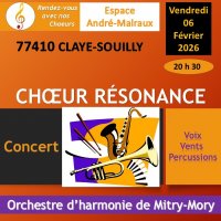 concert voix vents et percussions @ claye-souilly