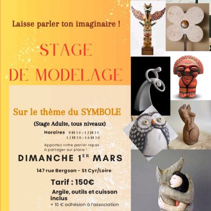Stage de modelage tous niveaux @ Les Ateliers d'art