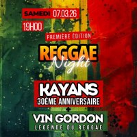 reggae night 1 concert vin gordon kayans @ tinqueux