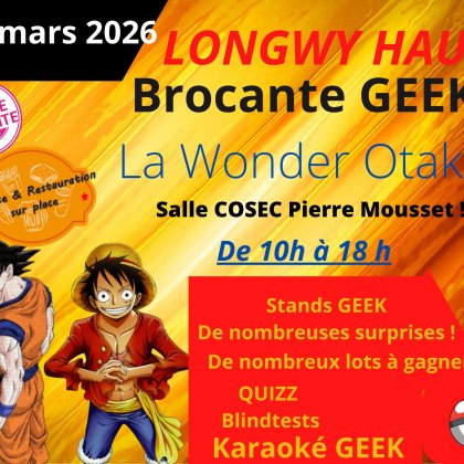 La Brocante GEEK La Wonder Otaku 4ème édition @ Salle des Sports Pierre Mousset 