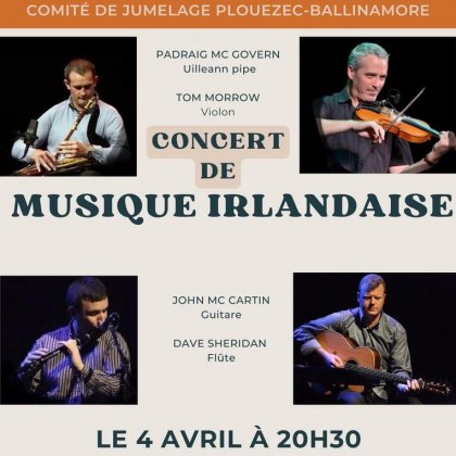 Concert de musique traditionnelle irlandaise  @ Ostréa