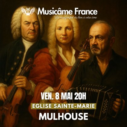 Concert : Vivaldi,  Bach, Piazzolla @ Eglise Sainte-Marie