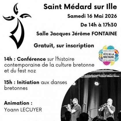 Initiation gratuite aux danses bretonnes et conférences 2026 @ Salle Jacques-Jérôme Fontaine