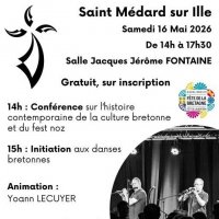 initiation gratuite aux danses bretonnes et conferences 2026 @ saint-medard-sur-ille
