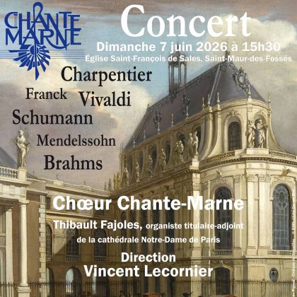 Concert de la chorale Chante-Marne @ Eglise Saint-François de Sales