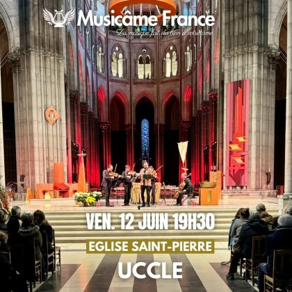 Concert Ensemble Musicâme France : Ravel, Bach, Vivaldi, Cantemir,... @ Eglise Saint-Pierre