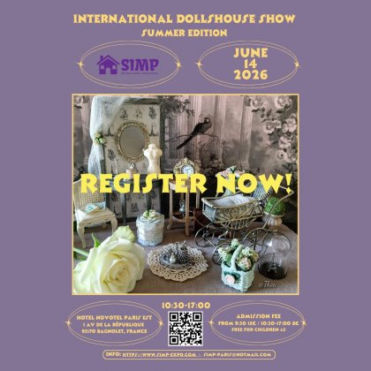 Salon International de la Maison de Poupée et Miniatures @ Hôtel Novotel Paris Est