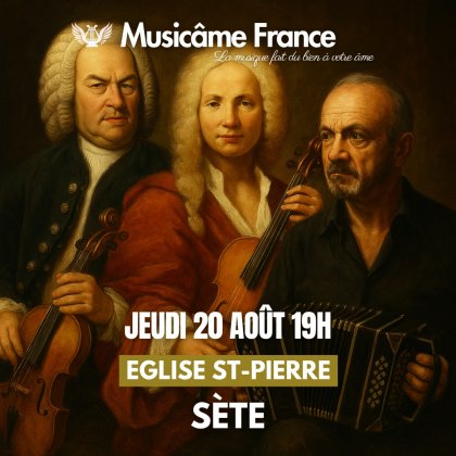 Concert Musicâme France : Vivaldi x Bach x Piazzolla @ Eglise Saint-Pierre