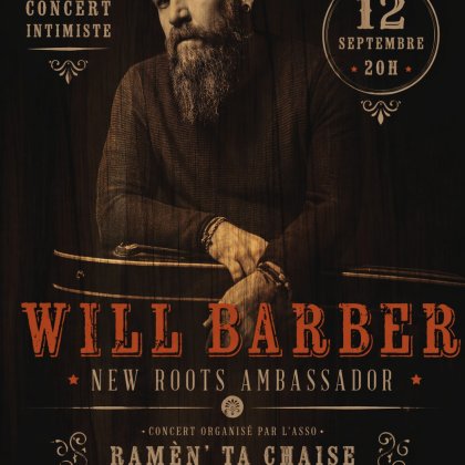 Will Barber en concert blues @ Jardin de Ramèn' ta chaise
