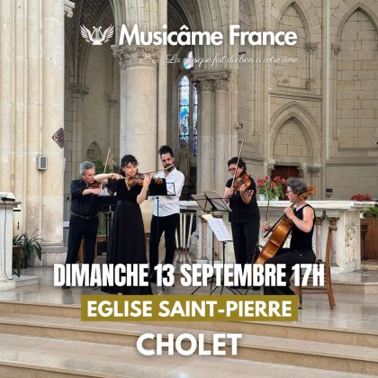 Concert Musicâme France : Ravel, Debussy, Cantemir, Mozart, Bach,... @ Eglise Saint-Pierre