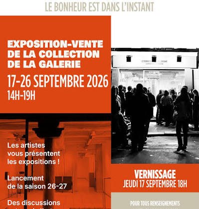 Le Bonheur est dans l’Instant - lancement de la saison 2026-27 @ Galerie Le bonheur est dans l'instant
