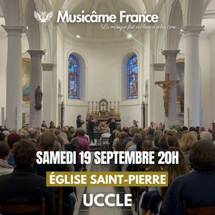 Concert Musicâme France : Ravel, Debussy, Cantemir, Mozart, Vivaldi, Bach,... @ Eglise Saint-Pierre
