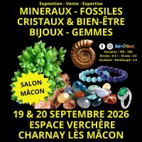 2eme salon des mineraux fossiles et cristaux @ charnay-les-macon