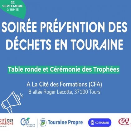 Soirée de la prévention des déchets en Touraine @ La Cité des Formations - CFA