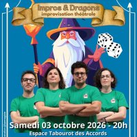 spectacle d improvisation impros et dragons @ saint-apollinaire