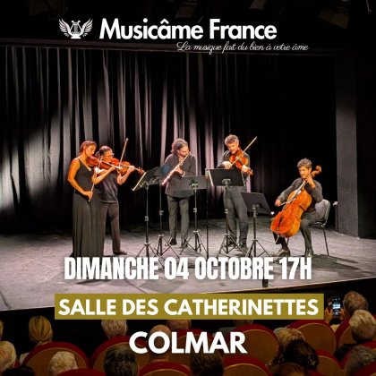 Concert Ensemble Musicâme France : Ravel, Debussy, Mozart, Vivaldi, Bach... @ Salle des Catherinettes