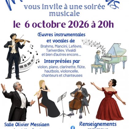 Concert de musique classique @ Salle Olivier Messiaen