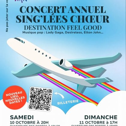 Concert annuel des Sing'lées : Destination Feel Good @ Pavillon Joséphine