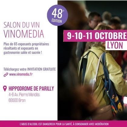 Salon du vin VINOMEDIA  @ Hippodrome de Parilly
