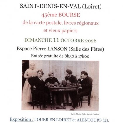 45ème Bourse de la carte postale, livres régionaux et vieux papiers @ Espace Pierre Lanson
